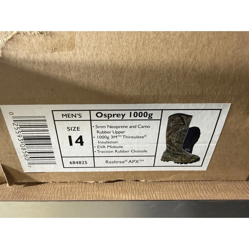 Lincoln Outfitters Ospreys 1000g Insulated Boots Size 14